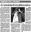 L'intervista sul Gazzettino del 26/07/99